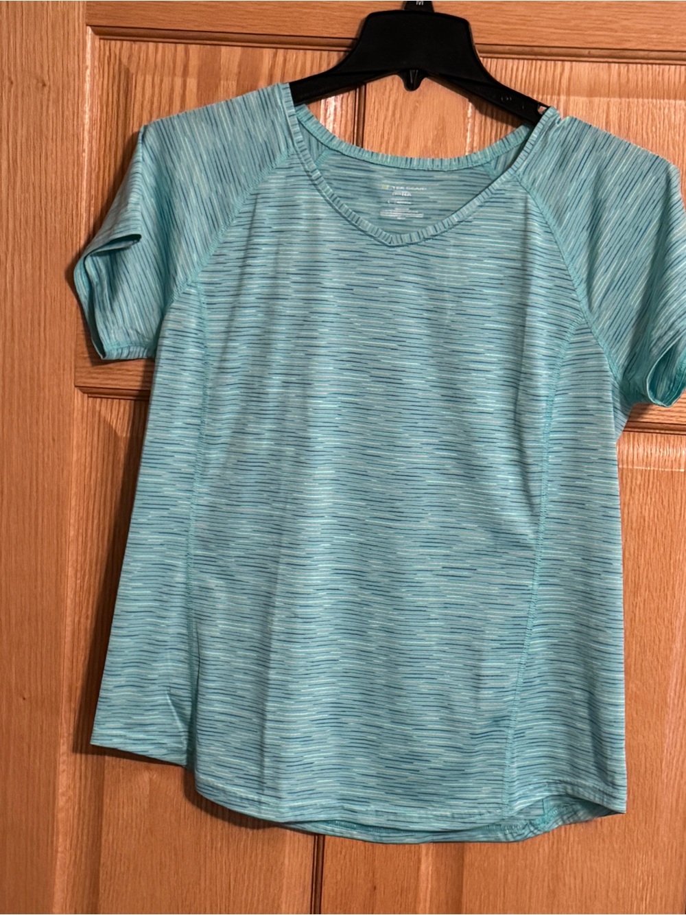 tek gear Short Sleeve Performance Tee - Aqua Heather